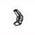 Nilfisk NF56009111 nut wing stainless steel one quarter