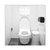 Boardwalk BWKKD100 toilet seat cover dispenser in use