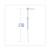 Boardwalk BWK00417 Siphon Pump, 1oz pump, plastic, white