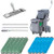 Unger combgbkit microfiber gray mopping kit