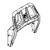 Nilfisk NF56315930 handle assembly for Clarke Viper and