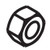 Nilfisk NF56009116 nut lug one half 20 for