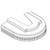 Nilfisk NF30583A brush hsg lh focus 34 for