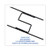 Boardwalk BWK1460 dust mop frames clip on 60 x 5 Inch