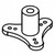 Pioneer Eclipse MP463500 hub drive polisher weldment