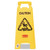 Rubbermaid 6112yel floor sign caution 25 inch yellow