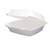 Carryout containers foam hinged lid containers large single