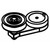 Pioneer Eclipse MP442200 tensioner with 3 inch pulley