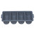 Rubbermaid 3362gra cutlery bin 4 compartment ribbed design