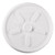 Dart paper cup lids vented no