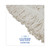 Boardwalk BWK424RCT rayon looped end fantail wet mop