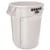 Rubbermaid Brute RCP2610WHI 10 Gallon White Vented Trash Can