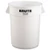 Rubbermaid Brute RCP2610WHI 10 Gallon White Vented Trash Can