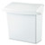 Rubbermaid 6140whi sanitary napkin receptacle with lid white