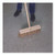 Boardwalk BWK124 push broom handle tapered wood handle 54 inches x 1.125 inch diameter