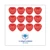 Flexible urinal screens red cherry fragrance