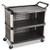 Rubbermaid 4093bla utility cart 3 sides black plastic
