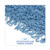 Boardwalk BWK1124 dust mop head blue looped end launderable cotton synthetic blend yarn synthetic backing 24 inch X 5 Inch