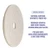 Boardwalk BWK4017NAT natural hair floor pads 17 inch