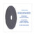 Boardwalk BWK4019HIP high performance black strip floor pad