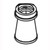 Betco E8236000 suction filter replaces 421662 for Vispa
