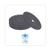 Boardwalk BWK4020HIP high performance black strip floor pad