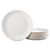 Uncoated paper plates 9 inch white green label