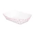 Boardwalk BWK30LAG025 paper food trays clay coated paper