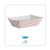 Boardwalk BWK30LAG100 paper food trays clay coated paper