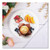 Three compartment foam plate