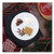 Three compartment foam plate