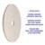 Boardwalk BWK4021NAT natural hair floor pads 21 inch