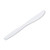 Heavyweight plastic knife full size cutlery dense