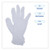 Boardwalk BWK365MBX General Purpose Vinyl Gloves Powder Latex Free 2.6 mil Medium Clear 100 per Bx