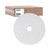 Boardwalk BWK4024WHI white polish floor pads 24 inch up to 300 rpm case of 5 pads