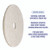 Boardwalk BWK4024NAT natural hair floor pads 24 inch
