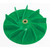 Nilfisk NF30864A pulley and fan kit green for