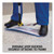 Rubbermaid RCPQ411BLU Microfiber Wet Mopping Pad in use