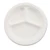 Paper white plate round chinet premium strength paper