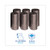Boardwalk BWK404622BLK 45 gallon trash bags case of