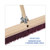 Boardwalk BWK20336 push broom 36 inch hardwood block
