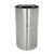 Rubbermaid aot35sapl trash can aluminum atrium 35 gallon