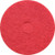 Red floor pads Clean and Buff 12 inch case of 5 pads 12RED