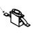 Nilfisk NFGV40218 spring safety button for Clarke Viper