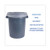 Boardwalk BWKW3858X 60 gallon trash bags white