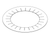 Eagle 680678 propane buffer replacement pad face 27 inch mighty lok velcro