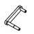 Nilfisk NFVF54004 wheel bracket for Clarke Viper and