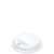 Dart Traveler Cappuccino Style Dome Lid Polystyrene 