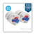 Dixie DXESXP10PATH 10.13 inch dia Pathways Soak Proof Shield Heavyweight Paper Plates 