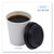 Boardwalk BWKHOTBL8 Hot Cup Black Lids Fits 8 oz Hot Cups, 1000 Per Carton